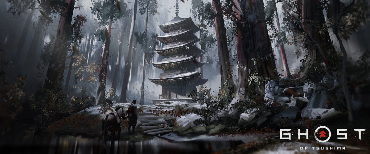 Разработчики Ghost of Tsushima поделились концепт-артами своей игры - изображение 1 Разработчики Ghost of Tsushima поделились концепт-артами своей игры - фото 1