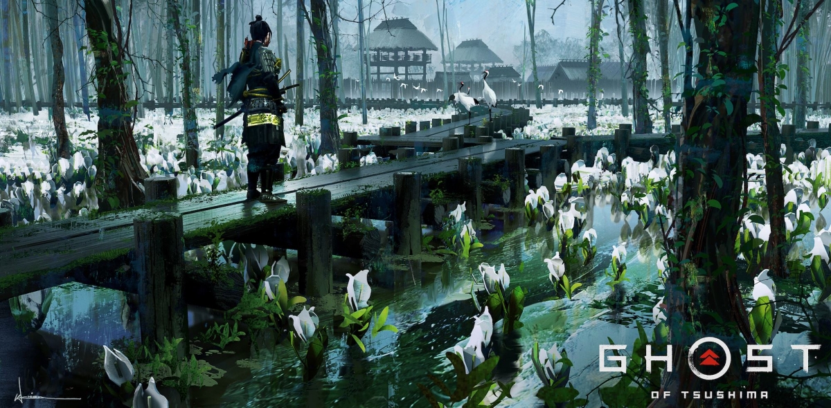 Разработчики Ghost of Tsushima поделились концепт-артами своей игры - изображение 2 Разработчики Ghost of Tsushima поделились концепт-артами своей игры - фото 2