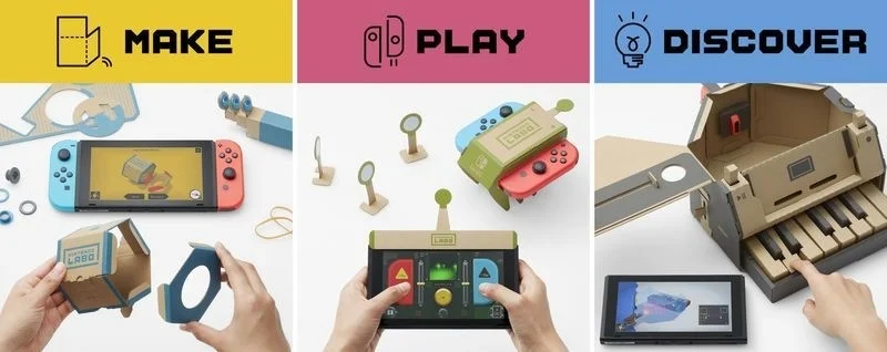 Nintendo анонсировала набор картонных модулей Labo для Switch - фото 1