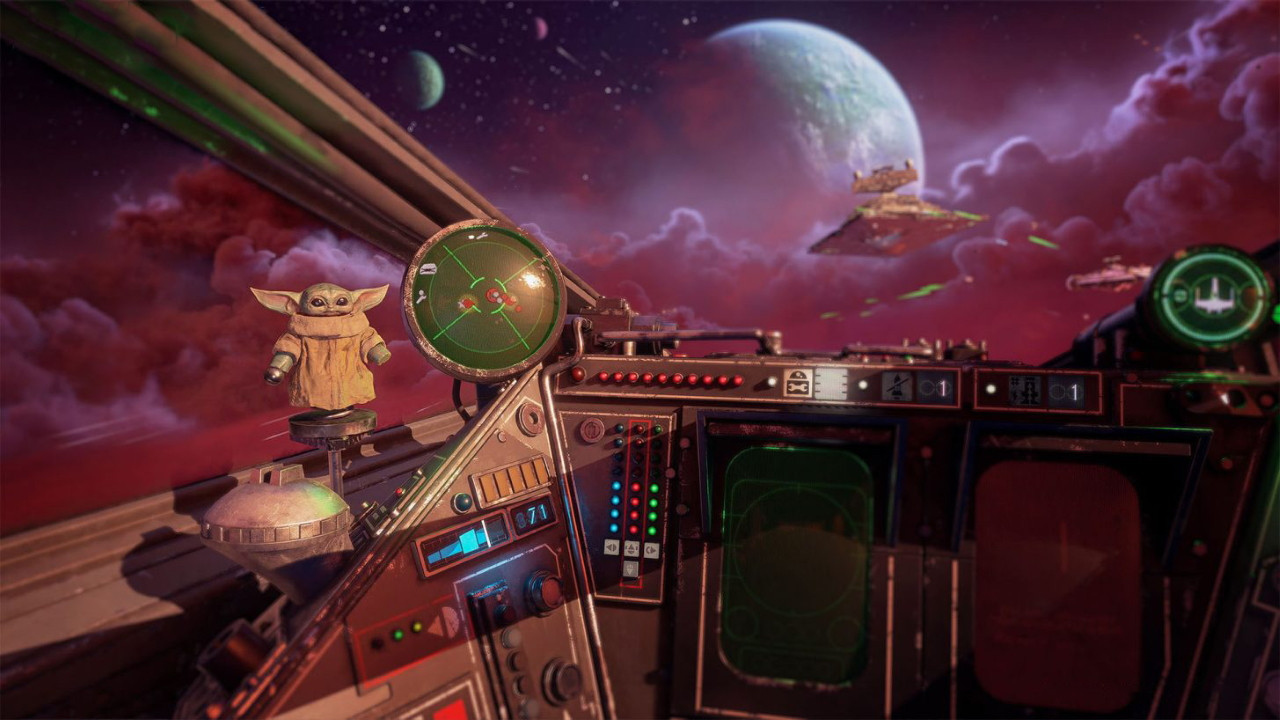 В Star Wars: Squadrons добавят фигурку Малыша Йоды из сериала «Мандалорец» - изображение обложка