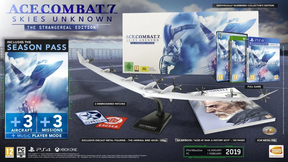 Коллекционное издание Ace Combat 7 укомплектовано самолётом - фото 1