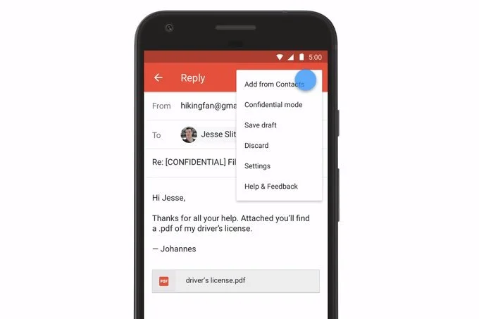 Конфиденциальный режим Gmail появился на Android - фото 1