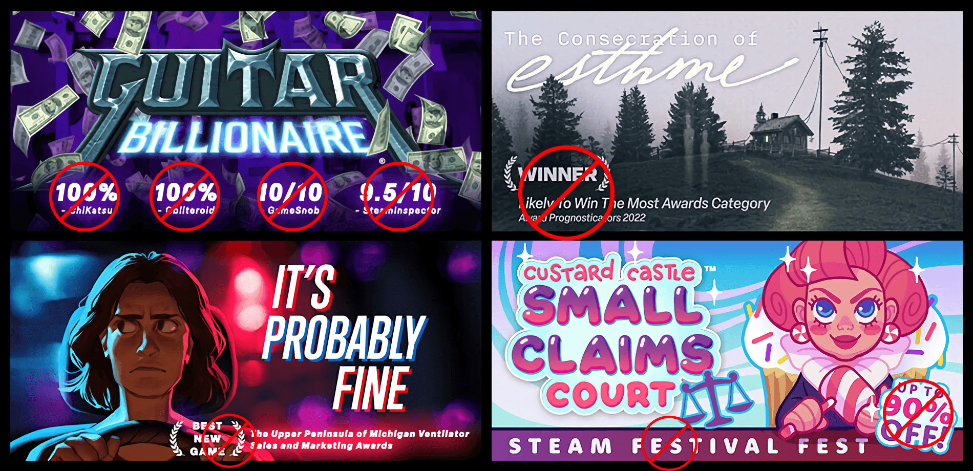 Steam запретит засорять игровые баннеры лишней информацией - изображение обложка