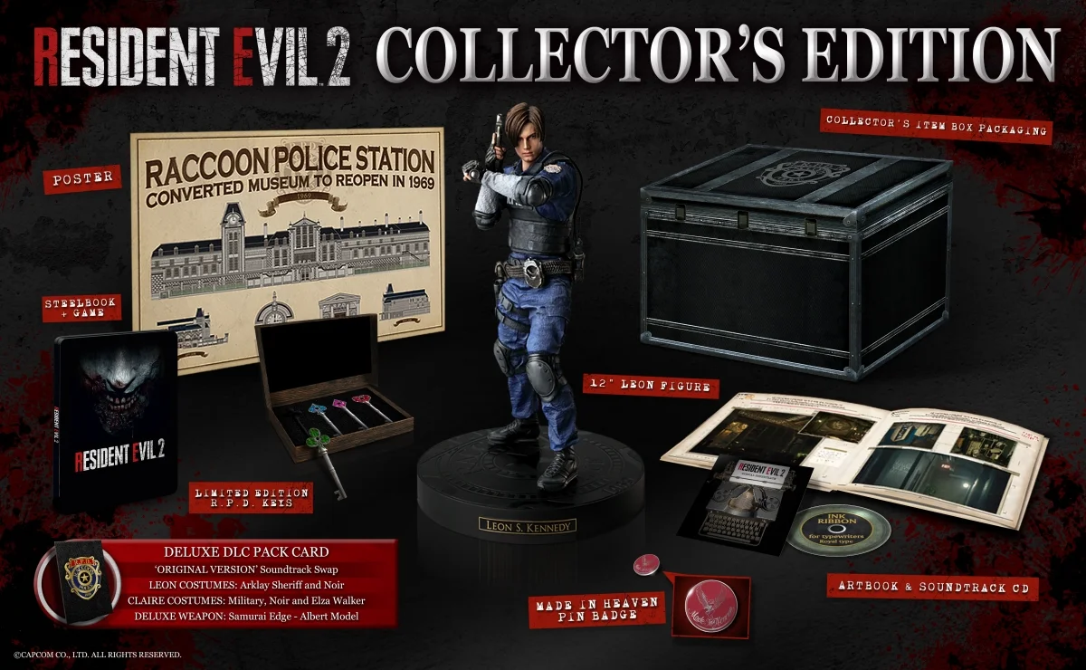 Capcom анонсировала коллекционное издание Resident Evil 2 для Европы - фото 1