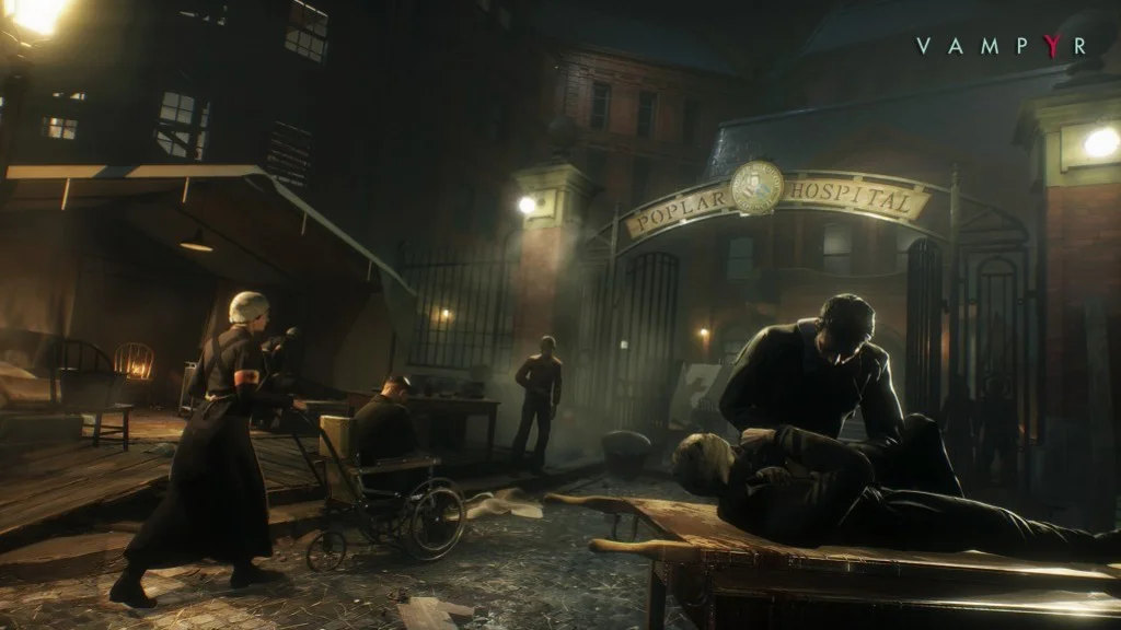 Vampyr карта персонажей