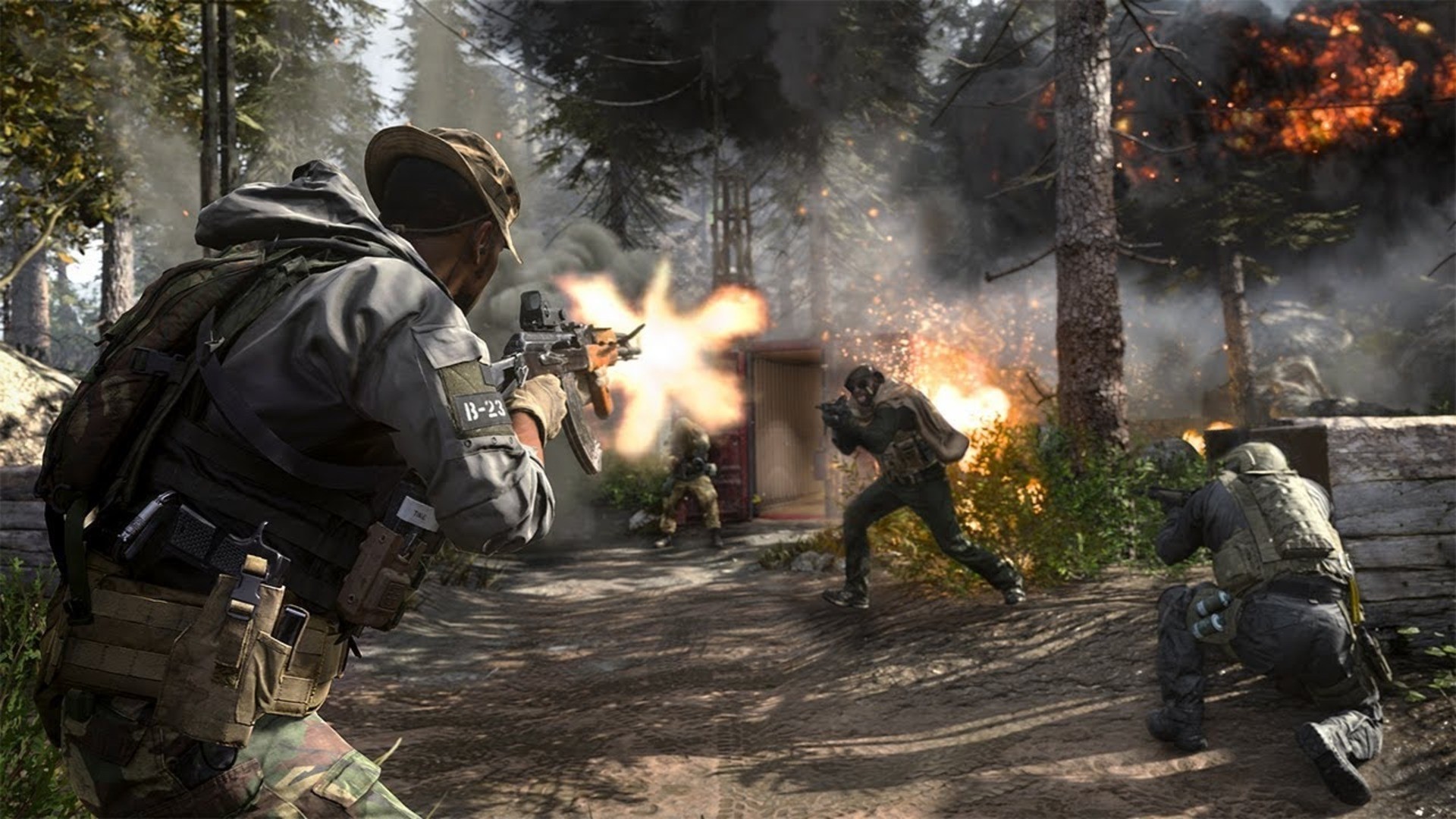 Геймплей, постер и свежие детали королевской битвы Call of Duty: Warzone - изображение обложка