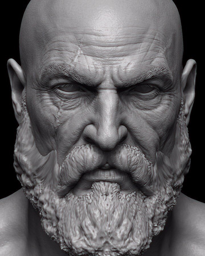 God of War: постаревший Кратос без бороды наводит ужас - фото 2