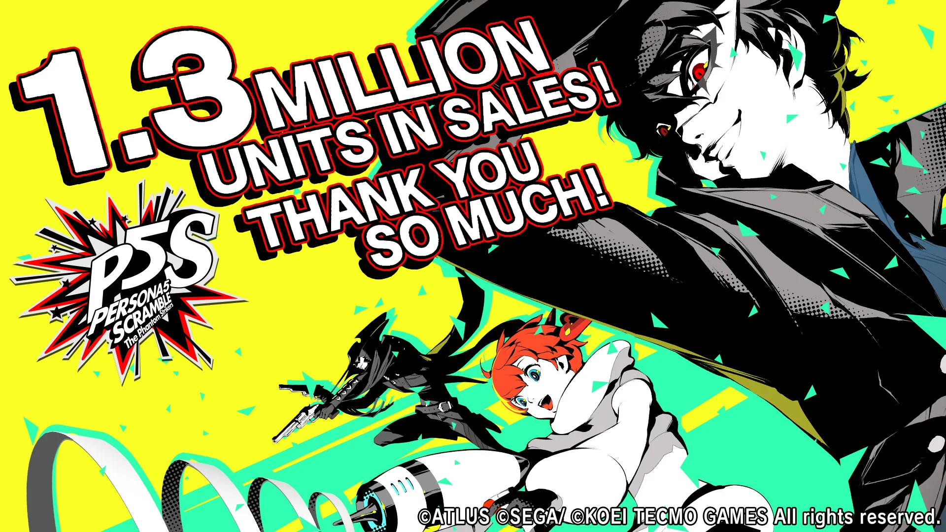 Persona 5 Strikers разошлась тиражом в 1,3 млн копий - фото 1