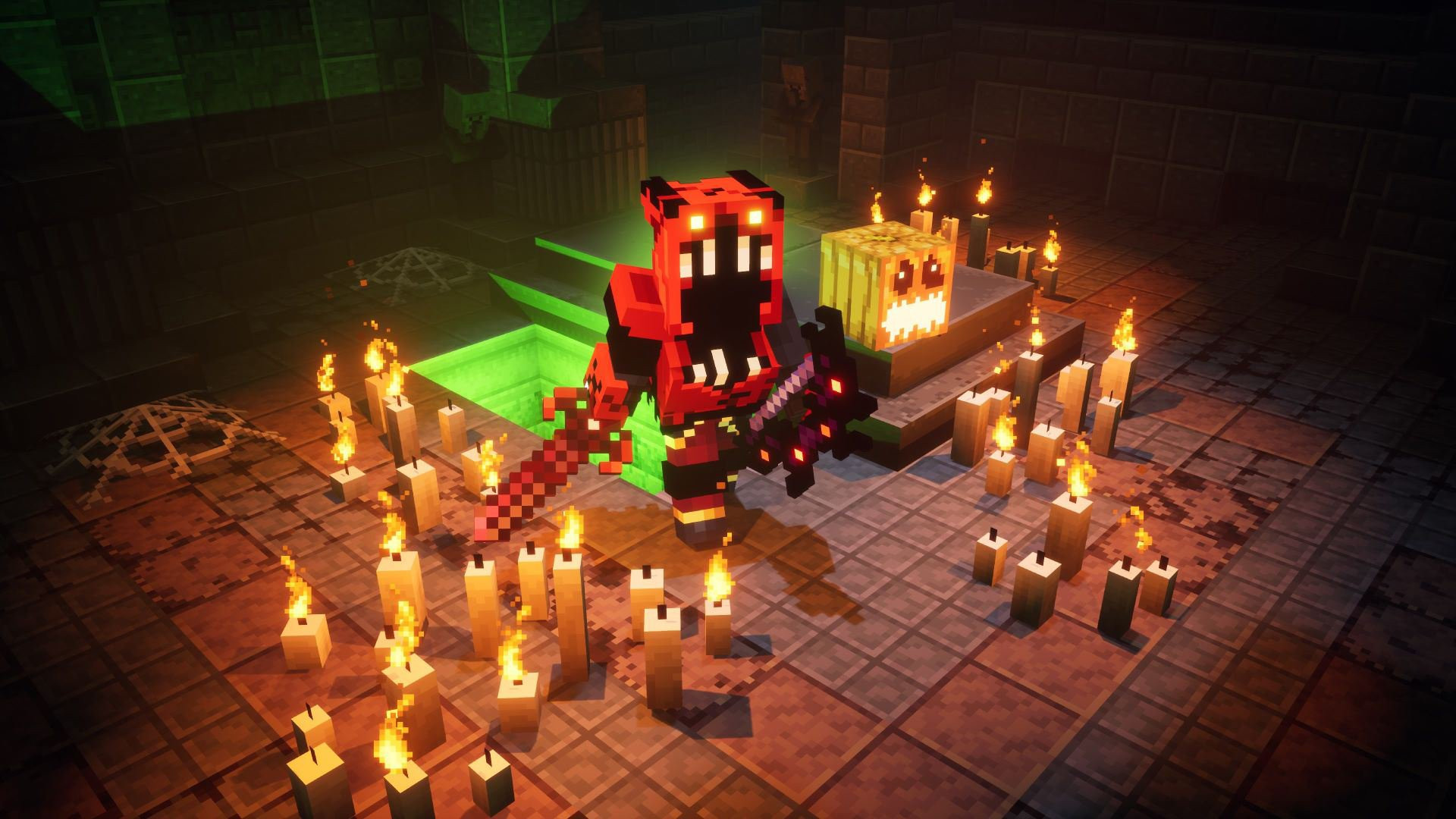 Создатели Minecraft Dungeons пригласили игроков на хэллоиновский ивент - изображение обложка