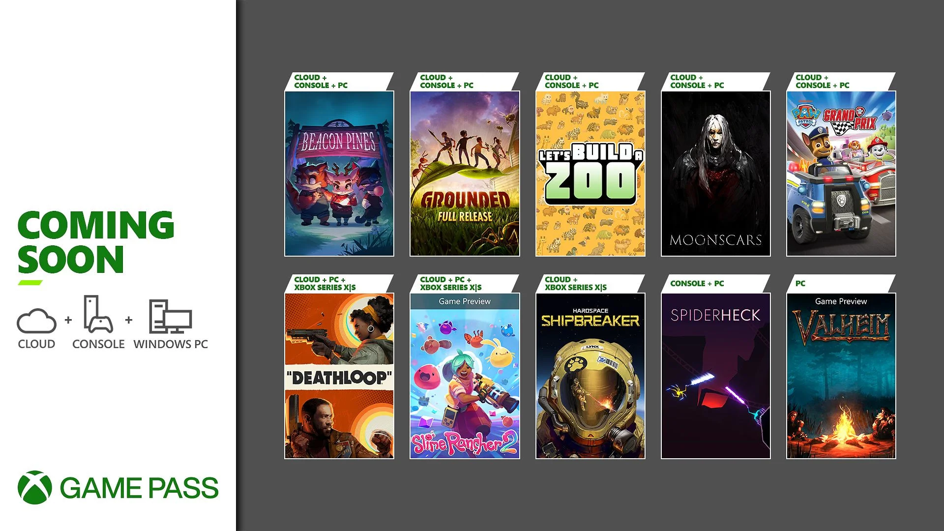 В Xbox Game Pass добавят Grounded, Valheim, Slime Rancher 2 и другие новинки - фото 1