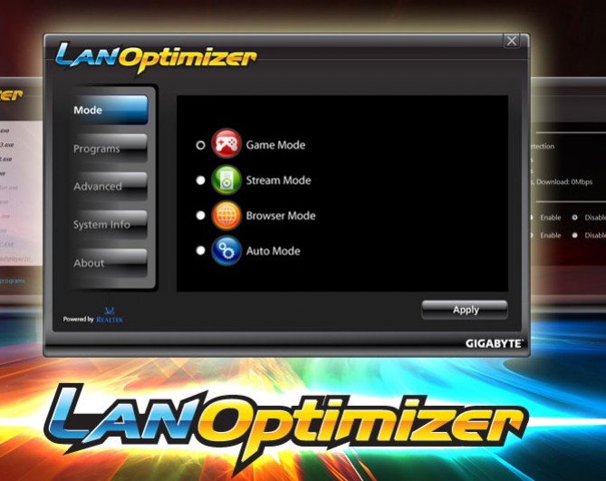 Gigabyte выпустила утилиту для оптимизации сетевого соединения - изображение обложка