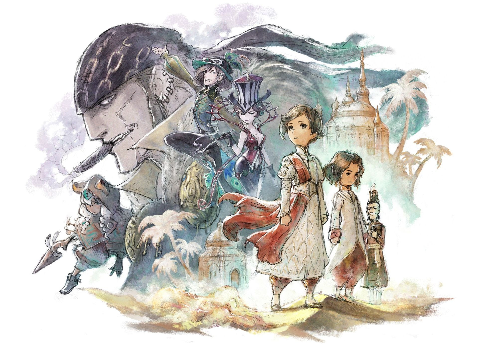 В трейлере Bravely Default II показали один из регионов игрового мира - изображение обложка
