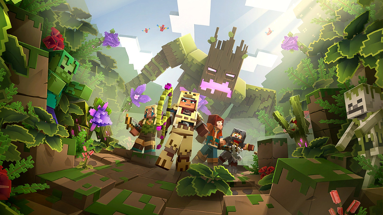 Дополнение Jungle Awakens для Minecraft Dungeons выйдет в июле - изображение обложка