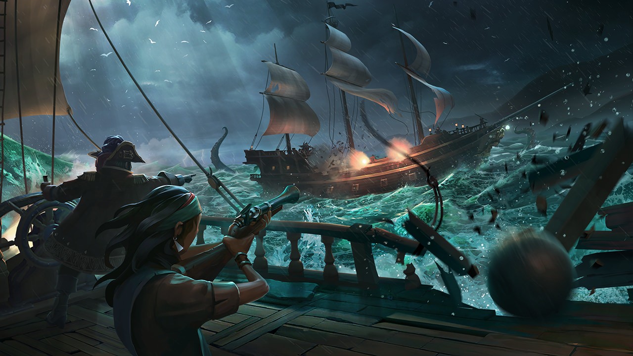 В файлах Sea of Thieves нашли упоминание кракена - изображение обложка