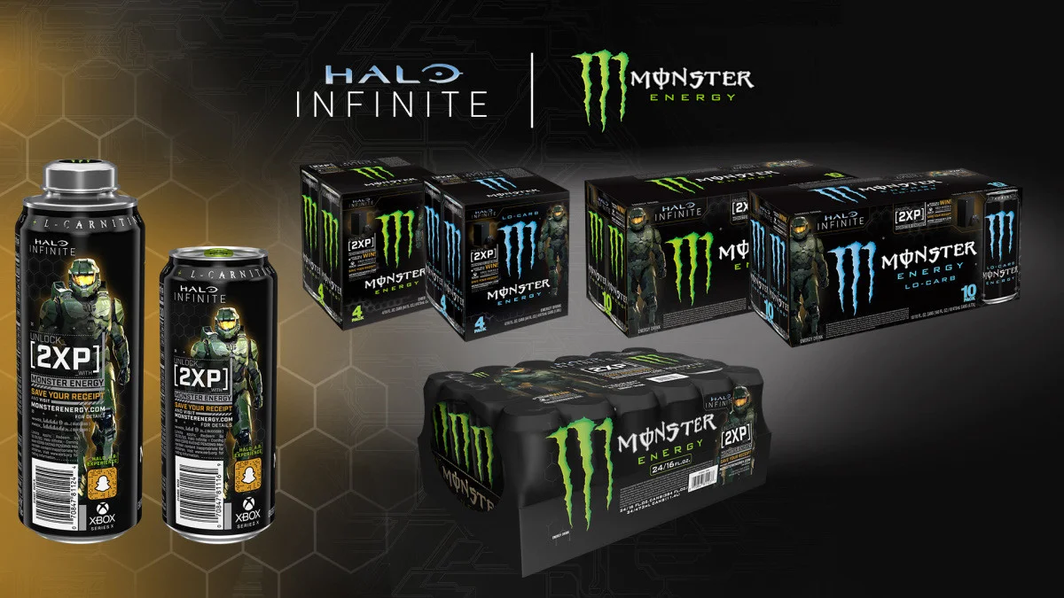 Halo Infinite объединилась с Monster Energy, показав тематические скины оружия - фото 1