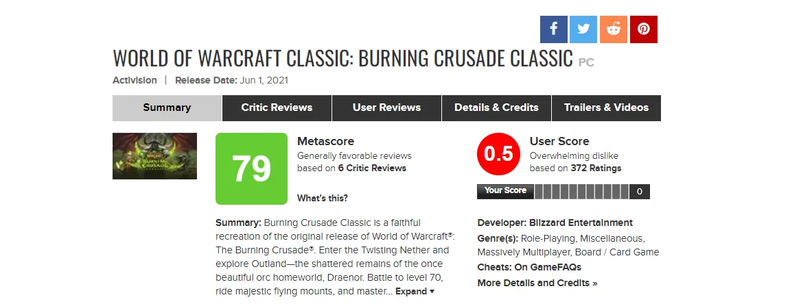 У Diablo Immortal самый низкий пользовательский рейтинг среди игр Blizzard - фото 2
