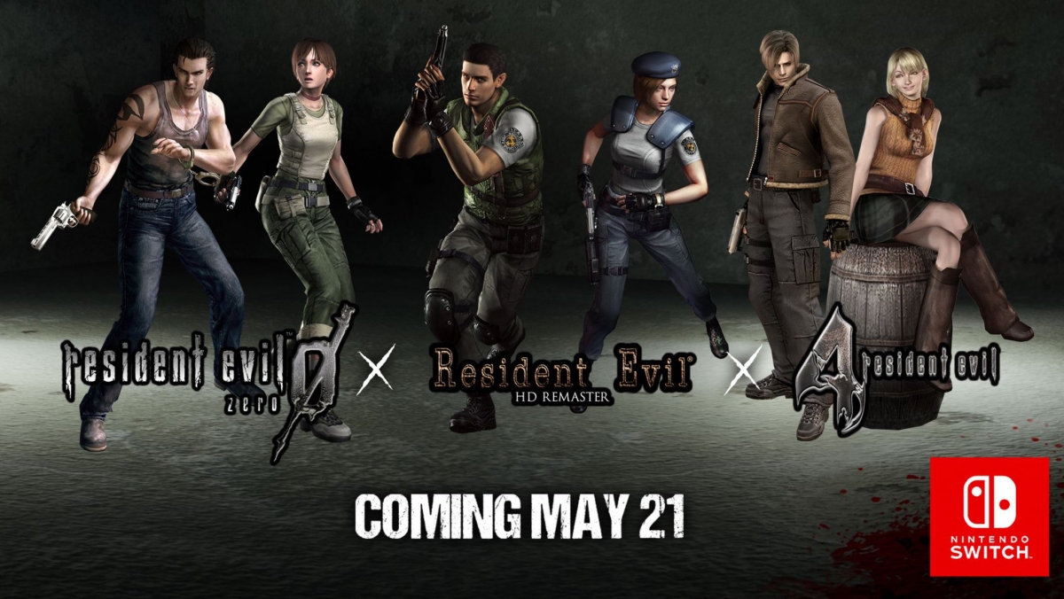 Три классические Resident Evil доберутся до Nintendo Switch в мае - изображение 1 Три классические Resident Evil доберутся до Nintendo Switch в мае - фото 1