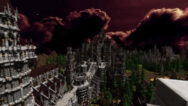 Город Анор Лондо из Dark Souls воссоздали в Minecraft - фото 1