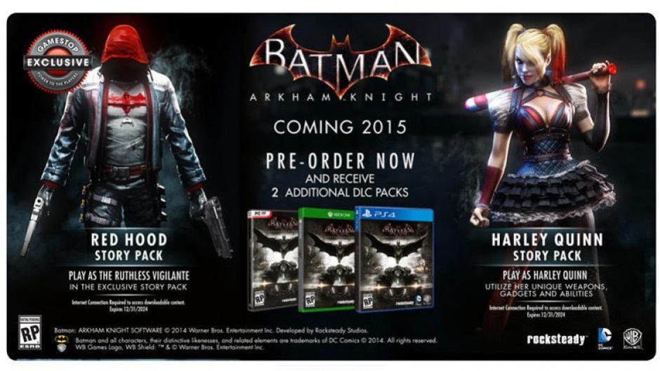 Продавцы рассекретили дополнение для Batman: Arkham Knight - изображение обложка