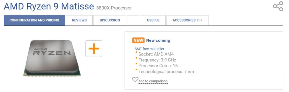 Опубликованы основные характеристики процессоров AMD Ryzen 3000 - фото 1