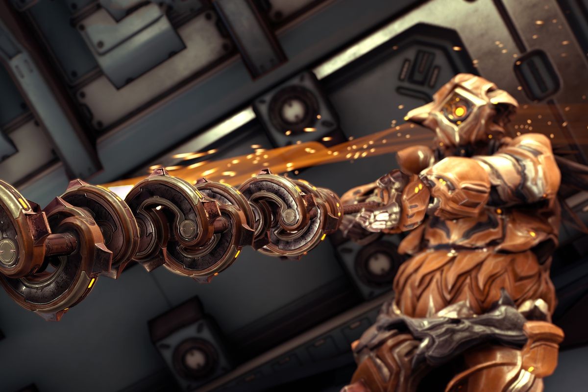 Обновление Old Blood введёт в Warframe устрашающий экзоскелет Грендель - изображение обложка