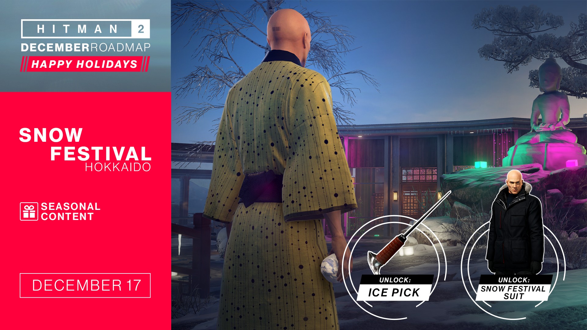 Агент Санта с ледорубом: что ждёт Hitman 2 в декабре - изображение 2 Агент Санта с ледорубом: что ждёт Hitman 2 в декабре - фото 2