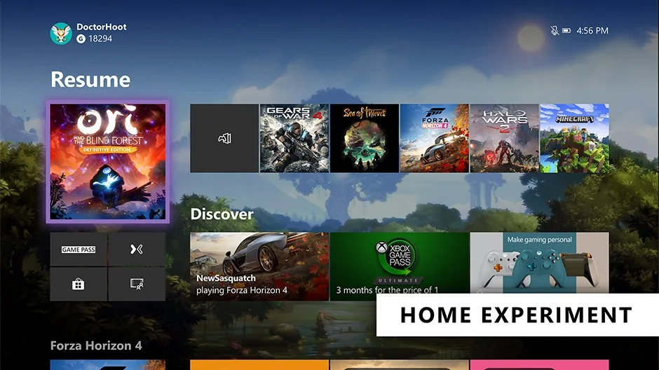 Microsoft представила и начала тестирование нового интерфейса Xbox One - фото 1