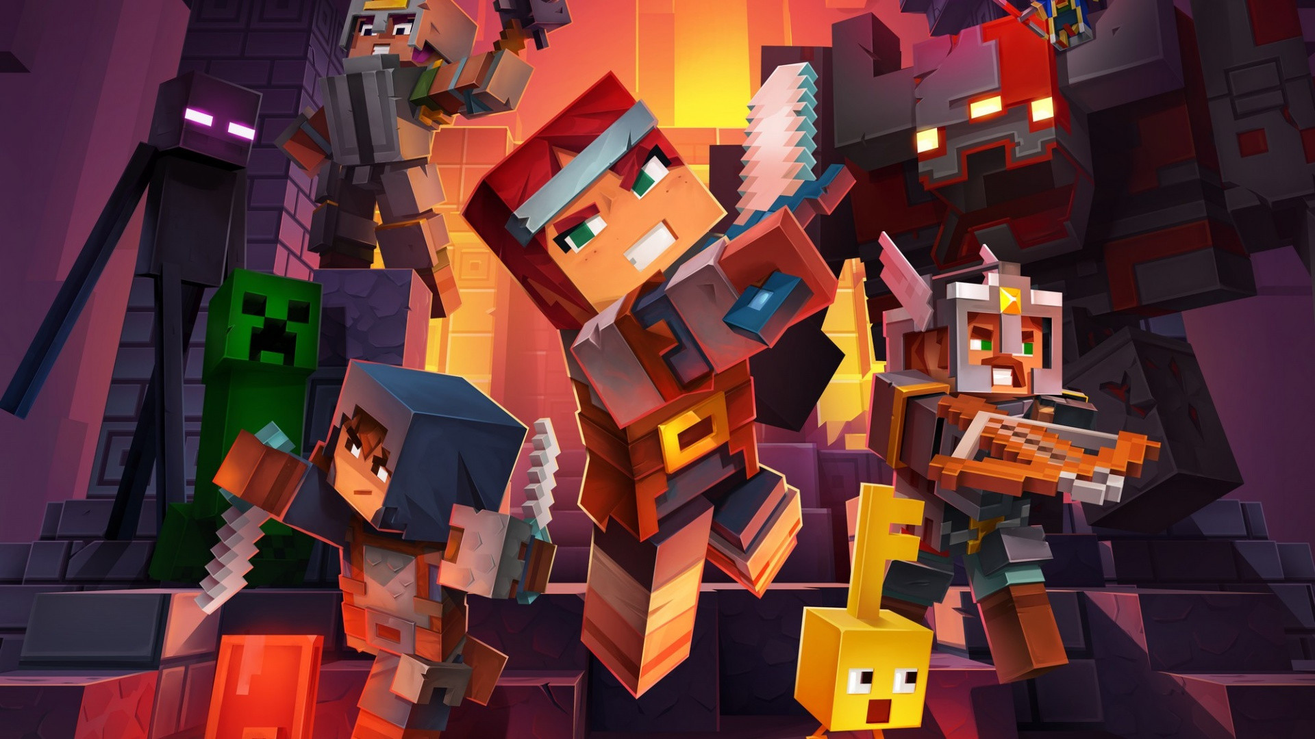 Minecraft Dungeons получит поддержку кроссплея уже 17 ноября - изображение обложка