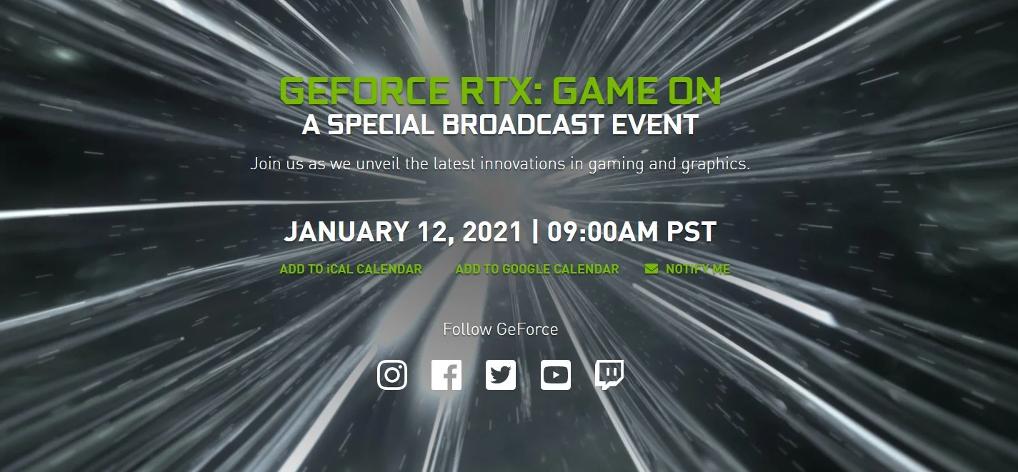 12 января NVIDIA проведёт презентацию GeForce RTX: Game On - фото 1