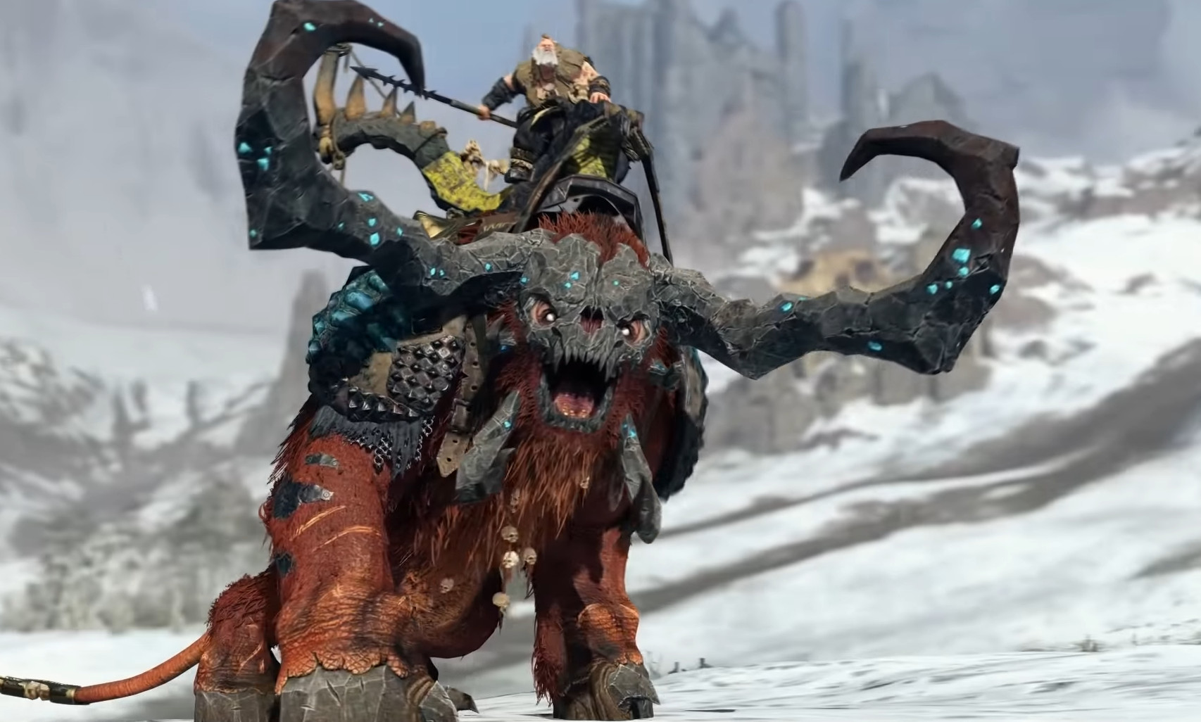 Авторы Total War: Warhammer III представили юнит Камнерогов - изображение обложка