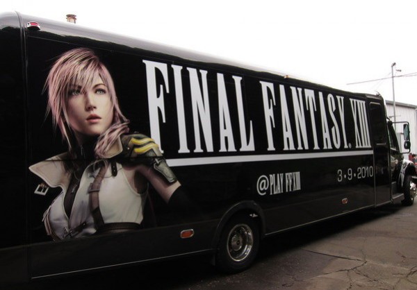 Final Fantasy XIII в автобусе - изображение обложка