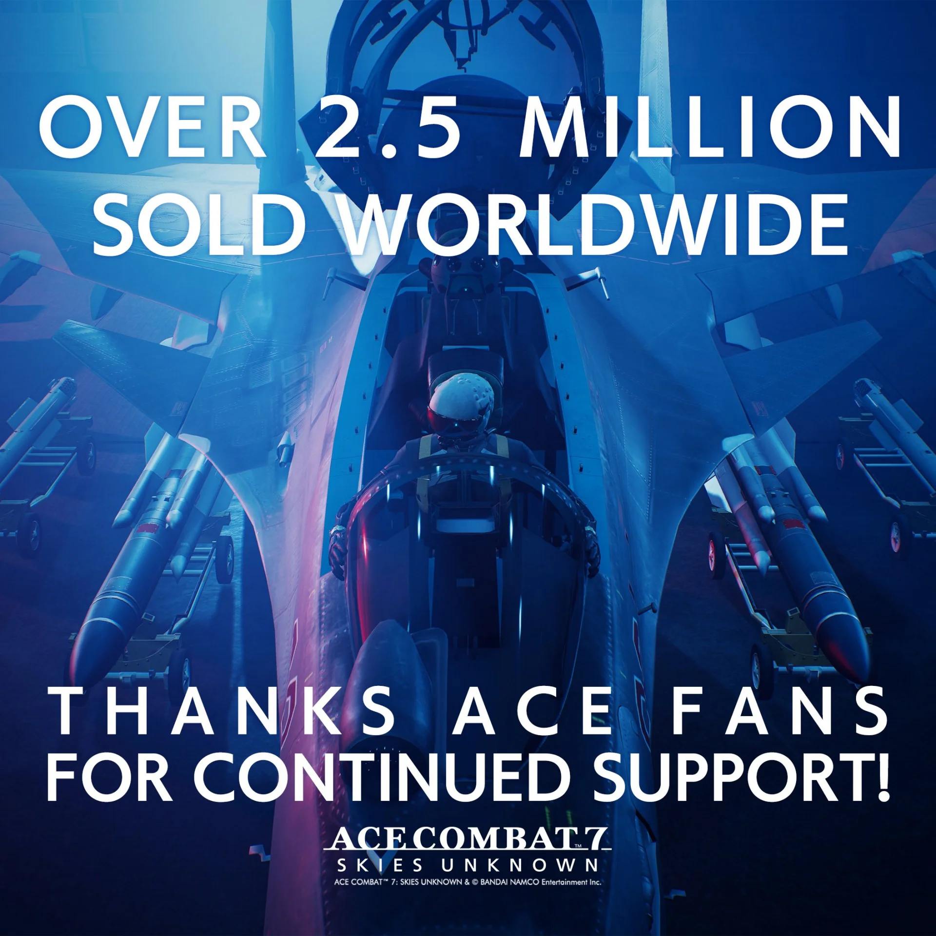 Тираж Ace Combat 7: Skies Unknown превысил 2,5 млн копий - фото 1