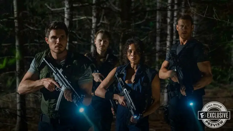 Крис, Джилл, Брэд и Альберт Вескер на новом кадре экранизации Resident Evil - фото 1