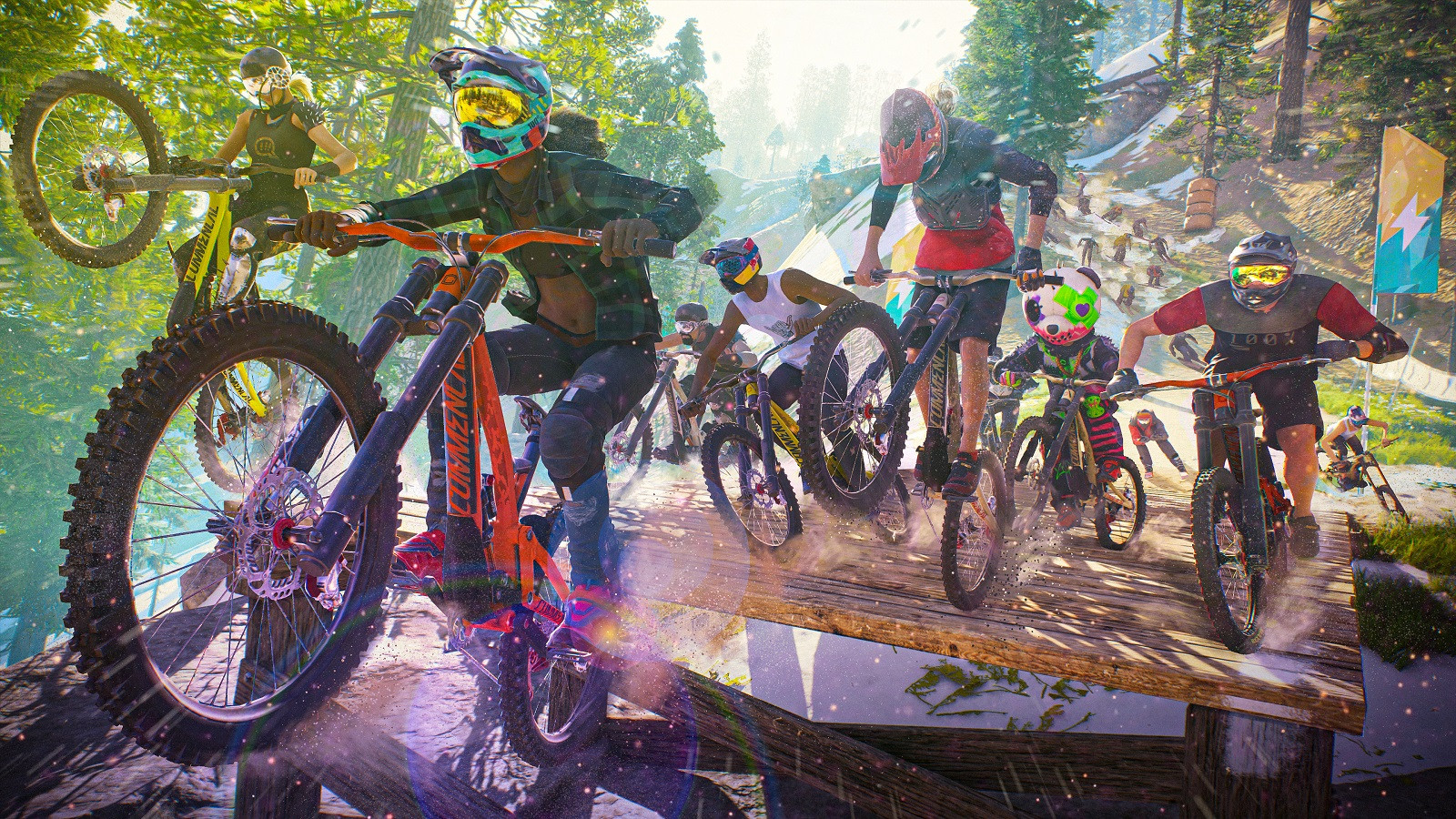 В Riders Republic на PC позволят один день играть бесплатно - изображение обложка