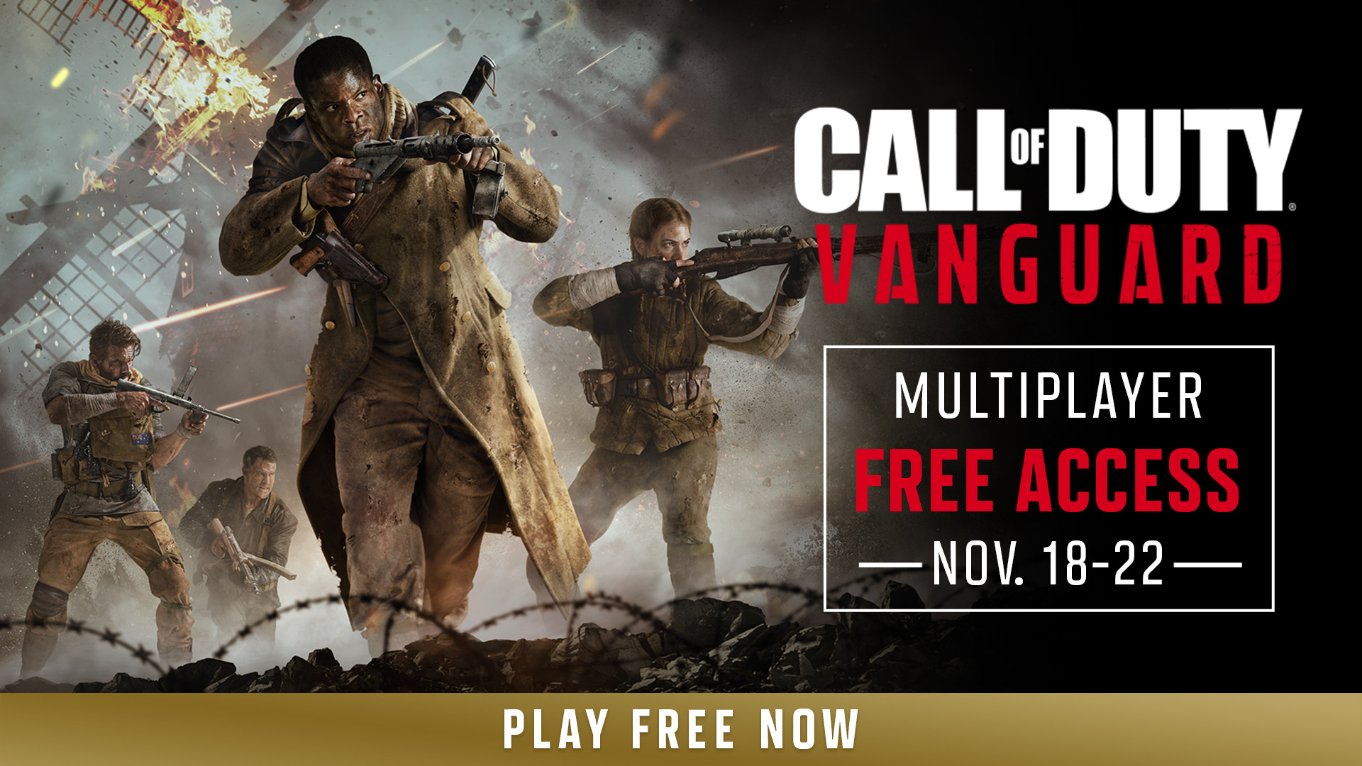 Мультиплеер Call of Duty: Vanguard сделают временно бесплатным - изображение 1 Мультиплеер Call of Duty: Vanguard сделают временно бесплатным - фото 1