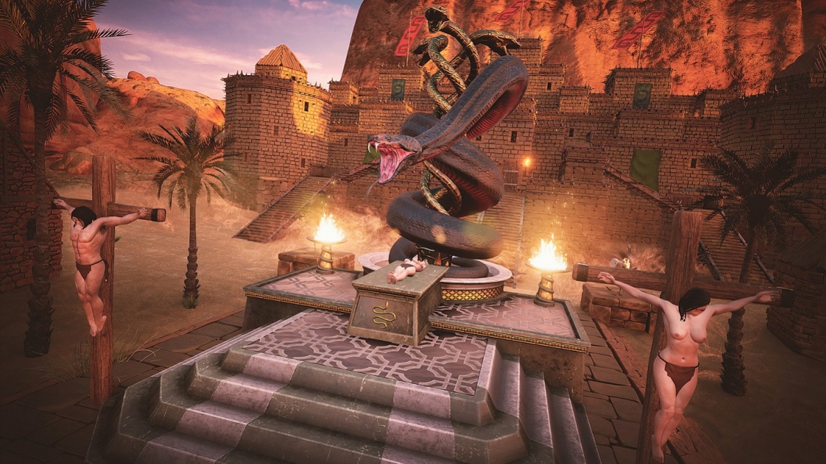 На новых кадрах из Conan Exiles показали схватки с врагами - фото 6