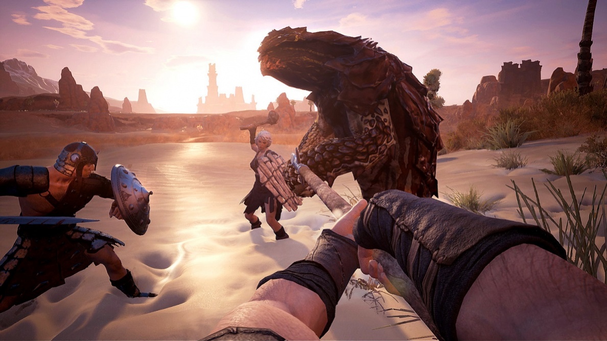 На новых кадрах из Conan Exiles показали схватки с врагами - фото 7