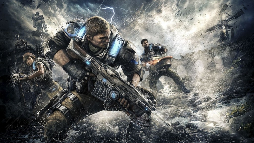 Конан О’Брайен и рэпер Уиз Халифа сыграли в Gears of War 4 - изображение обложка