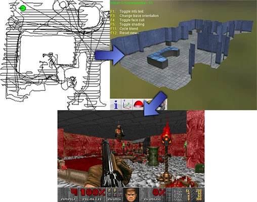 Разработчик создаёт карты Doom из данных умного пылесоса - фото 1