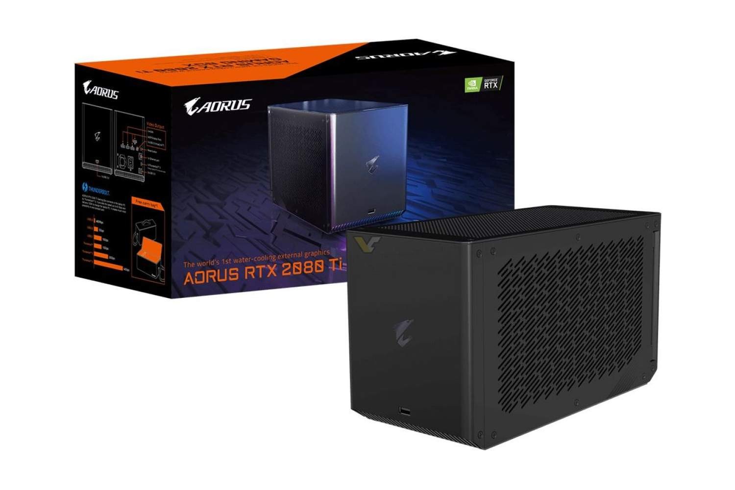 Gigabyte Aorus Gaming Box — представлена самая мощная внешняя игровая видеокарта - изображение обложка