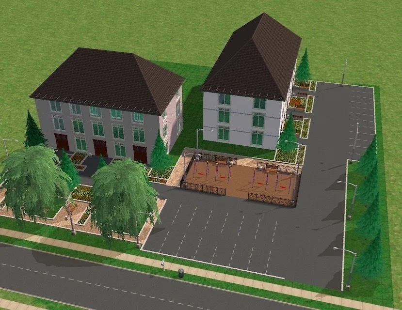 В Ленинградской области дизайн-проекты дворов и улиц сделали в Sims 2 - фото 3