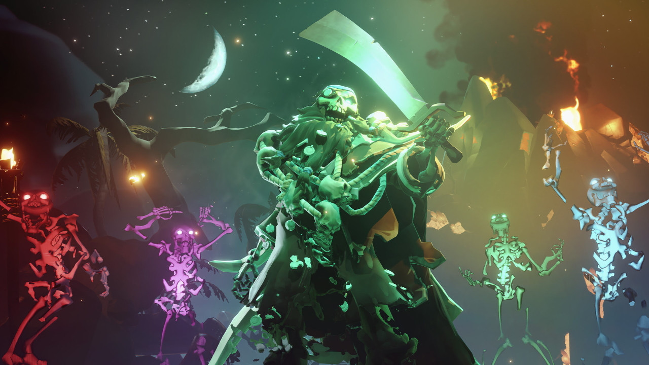 Свежее обновление для Sea of Thieves добавило в игру питомцев-скелетов - изображение обложка