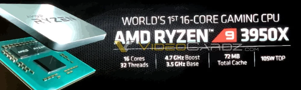 Утечка: AMD Ryzen 9 3950X — первый в мире 16-ядерный игровой процессор - фото 1