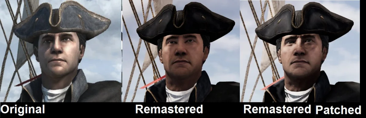 Насколько изменились лица в ремастере Assassin's Creed III после свежего патча? - фото 12