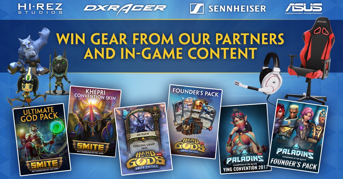 Создатели SMITE и Paladins посетят gamescome и разыграют три подарочных набора - изображение 1 Создатели SMITE и Paladins посетят gamescome и разыграют три подарочных набора - фото 1