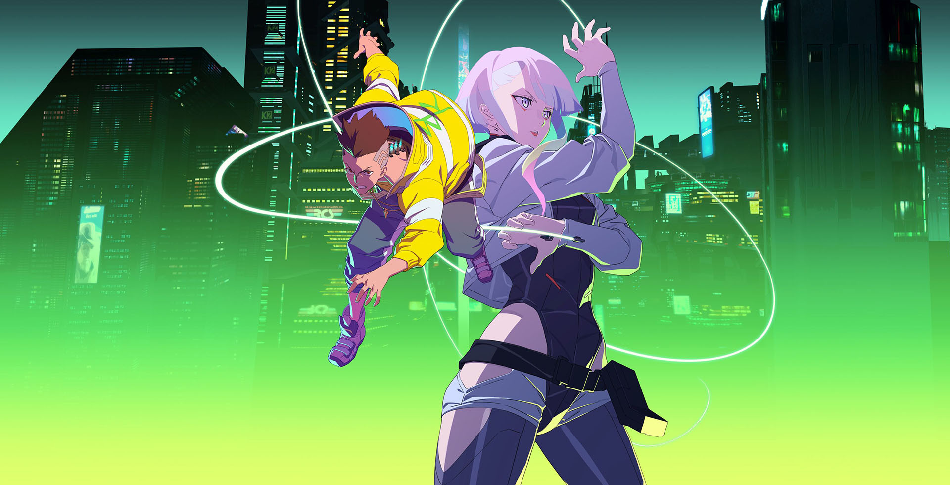 Авторы Cyberpunk: Edgerunners представили иллюстрации-кроссоверы с номинантами TGA - изображение обложка