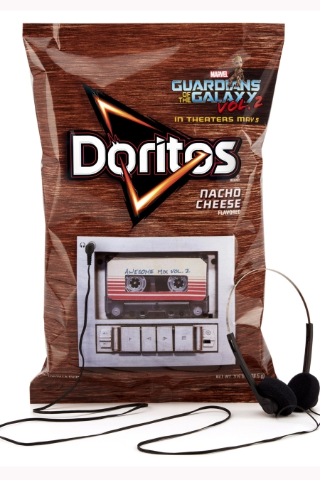 Пачки с чипсами помогут прослушать саундтрек из «Стражи галактики. Часть 2» - фото 1