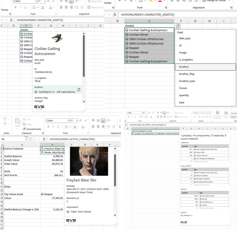 В Eve Online начинается закрытое тестирование интеграции Microsoft Excel - изображение 1 В Eve Online начинается закрытое тестирование интеграции Microsoft Excel - фото 1
