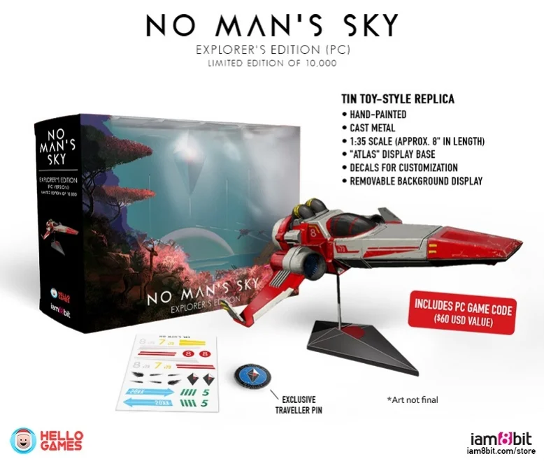 В состав коллекционного издания No Man’s Sky войдет модель космического корабля - фото 1