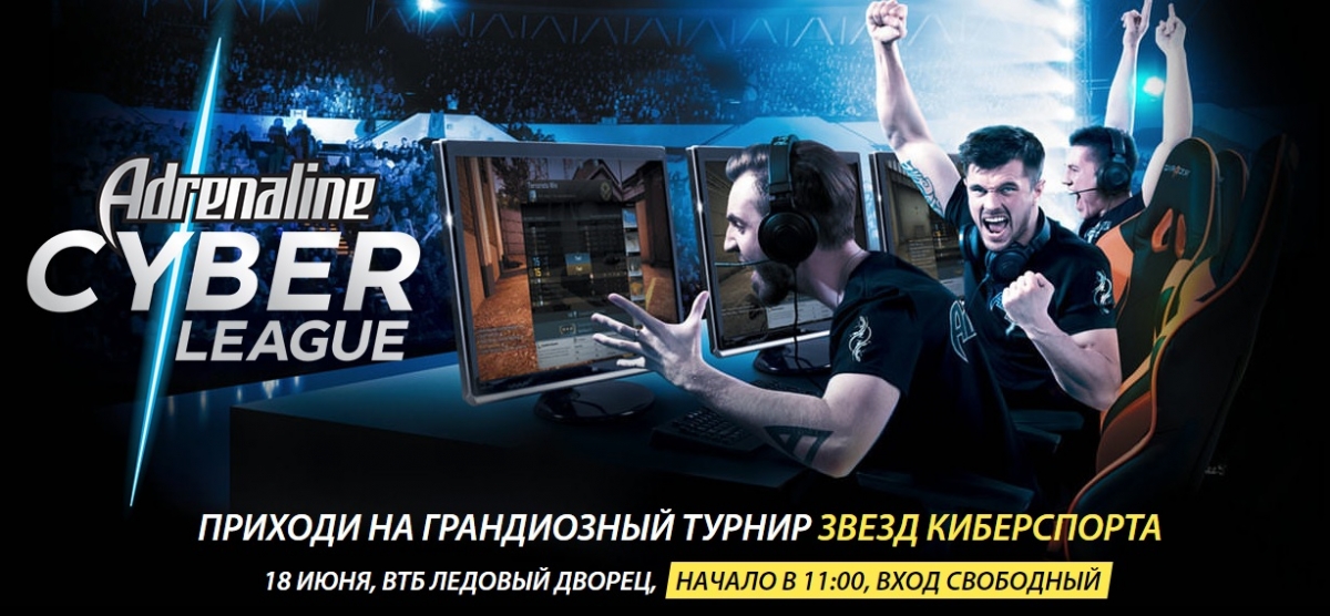 Adrenaline Rush проведет киберспортивный турнир Adrenaline Cyber League 2017 - фото 1
